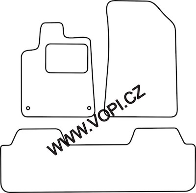 Autokoberce Citroen C5 03/2001 - 03/2008 Carfit (823)